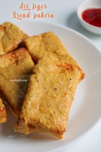 air fryer bread pakora