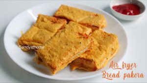 air fryer bread pakora