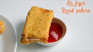 air fryer bread pakora