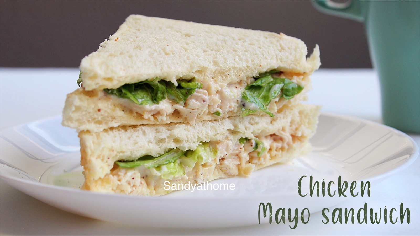Chicken mayo sandwich, Mayo chicken sandwich