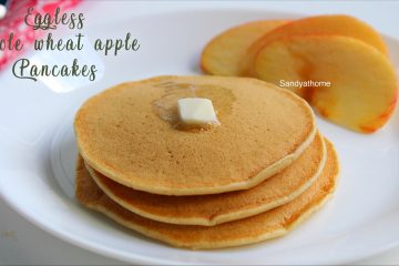 eggless whole wheat pancake recipe