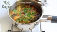 Mint rasam recipe, Pudina rasam