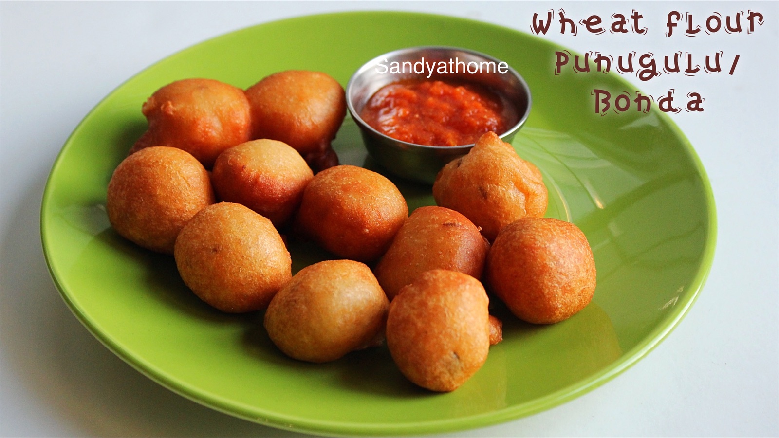 wheat punugulu recipe