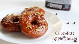 chocolate apple jalebi