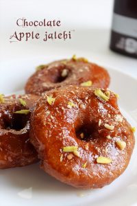 chocolate apple jalebi