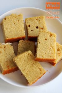 whole wheat sponge cake