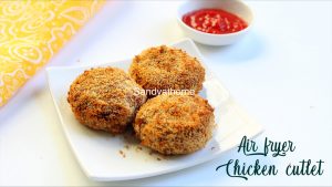 air fryer chicken cutlet