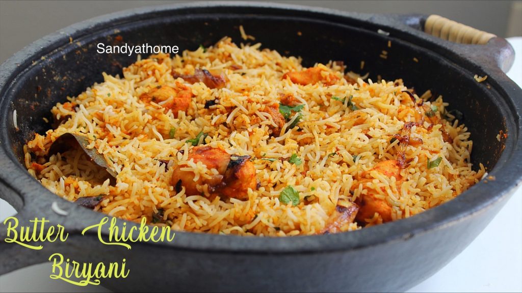 butter chicken biryani