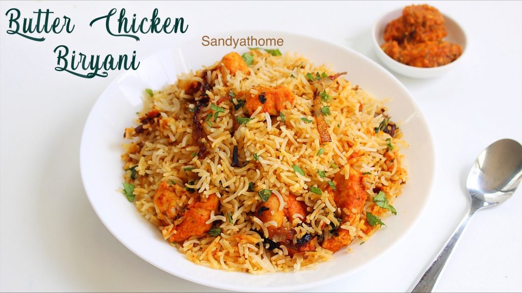 butter chicken biryani