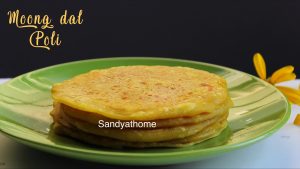 moong dal poli recipe