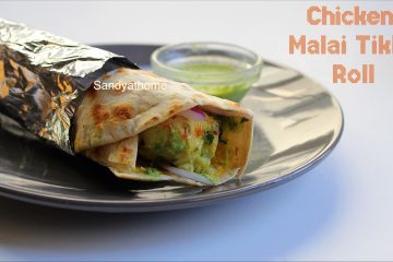 chicken tikka roll