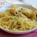 emirati sweet vermicelli and egg omelet