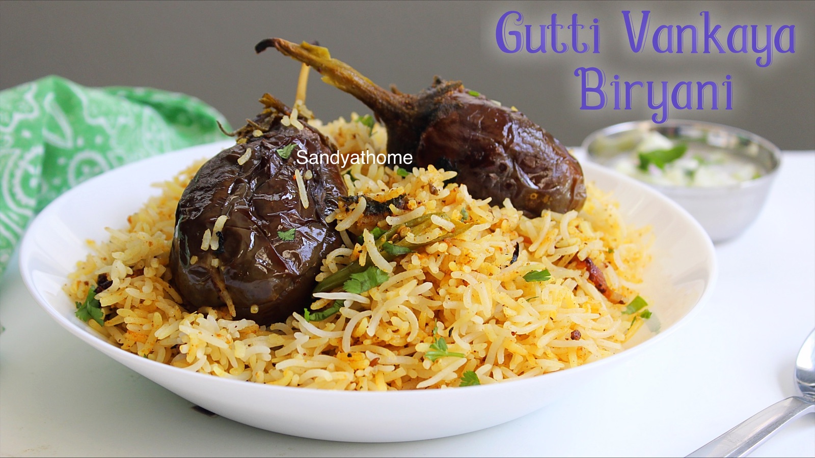 gutti vankaya biryani recipe