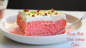 rose milk cake