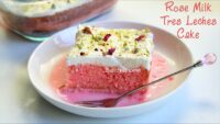 Easy Rose Tres Leches Cake | Soft, Spongy & Beautiful Dessert