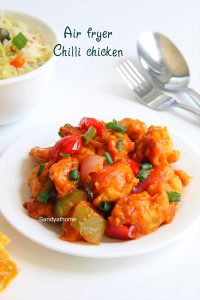 air fryer chilli chicken