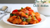 Air fryer chilli chicken recipe, Chilli chicken