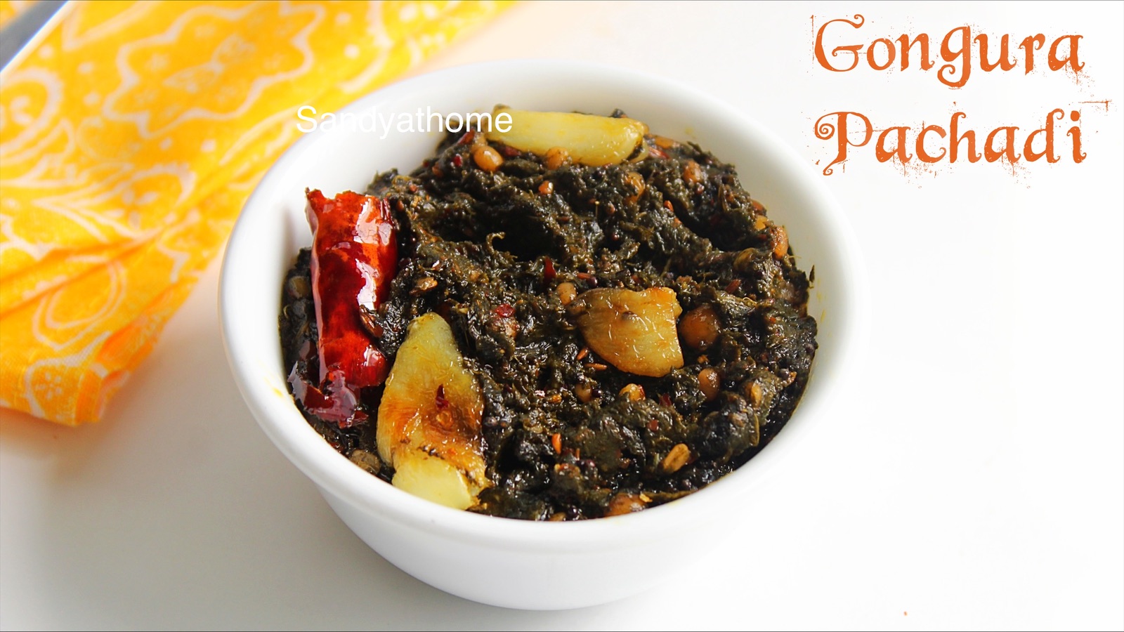 gongura pachadi recipe