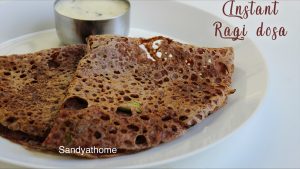 instant ragi dosa recipe