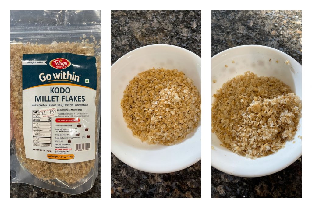 Millet flakes porridge recipe, Millet porridge Sandhya's recipes