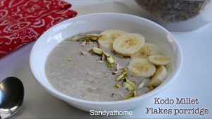 millet flakes porridge