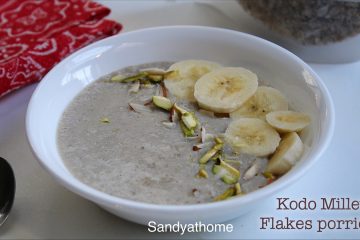 millet flakes porridge