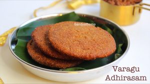 kodo millet adhirasam recipe