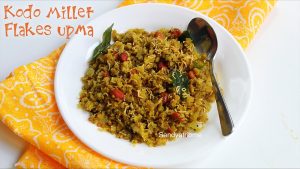 millet flakes upma