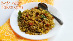 millet flakes upma recipe