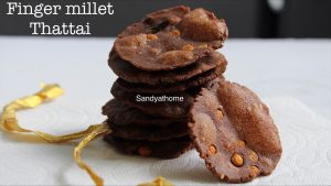 ragi thattai recipe