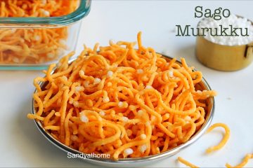 sago murukku recipe