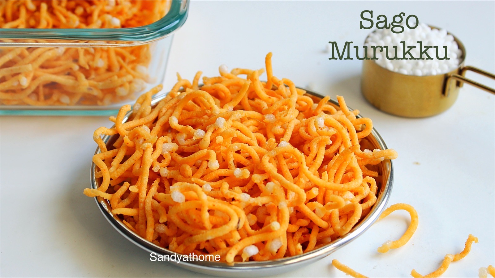 sago murukku recipe