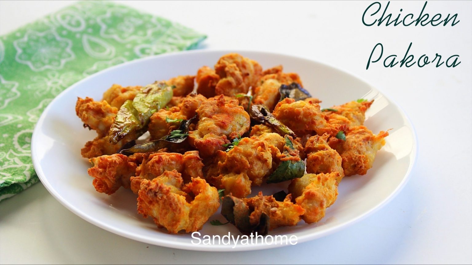 air fryer chicken pakora Sandhya's recipes