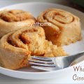 eggless cinnamon rolls, whole wheat cinnamon rolls, whole wheat rolls, cinnamon rolls