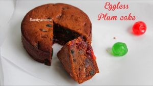 eggless plum cake