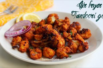 tandoori cauliflower, Air fryer tandoori gobi recipe, Air fryer Tandoori cauliflower, tandoori gobi