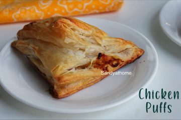 indian chicken puffs