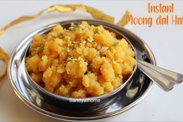 instant moong dal halwa