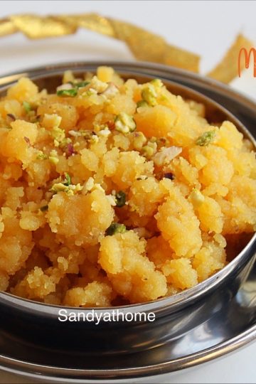 instant moong dal halwa