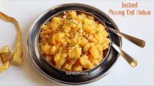 instant moong dal halwa