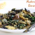 spinach mushroom scrambled eggs