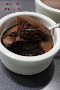eggless chocolate lava cake
