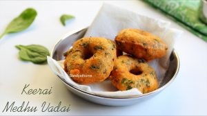 keerai medhu vadai