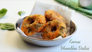 keerai medhu vadai