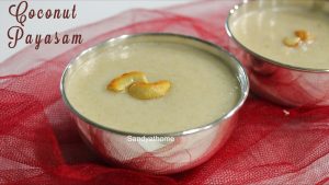 coconut payasam recipe