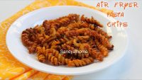 Air fryer pasta chips recipe, Masala pasta chips