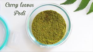 karivepaku podi