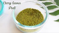 Curry leaves podi, Karuveppilai Podi, Karivepaku Podi