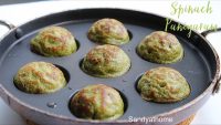 Spinach paniyaram, Keerai paniyaram