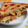 corn cheese sandwich